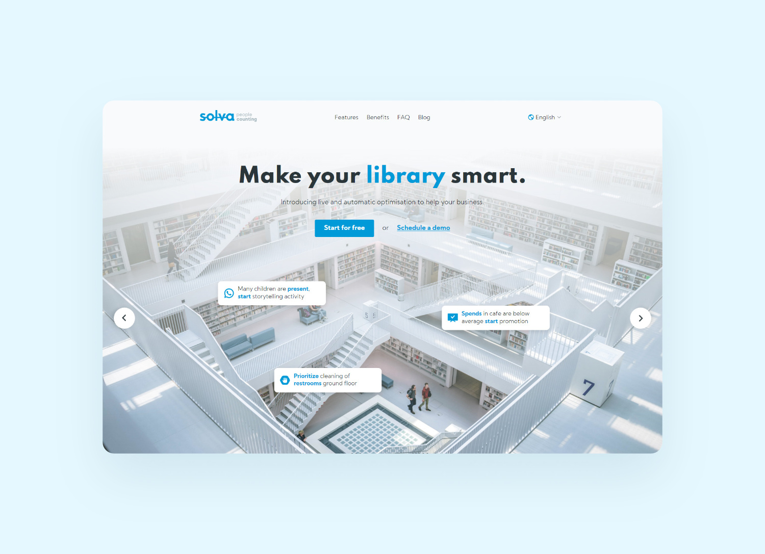 Occupancy monitor to help visitors stay safe