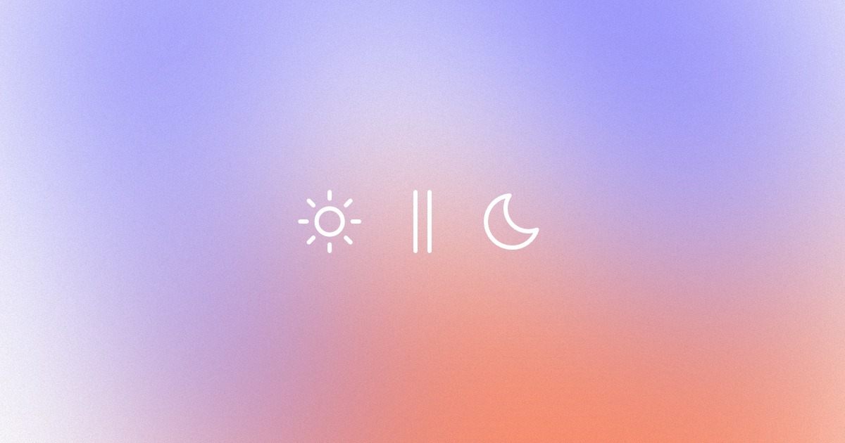 Automatic OS theme detection with manual toggle